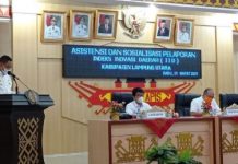 Lekok Membuka Acara Sosialisasi Pelaporan Indeks Inovasi Daerah Tahun 2021