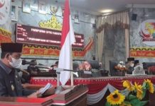 DPRD Paripurna LKPJ Bupati Lampung Utara Tahun 2020