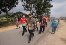 Gubernur Bentuk Tim Monitoring: Pantau Pelaksanaan PPKM, Bagikan Masker ke Gugus Tugas Kabupaten Tulang Bawang