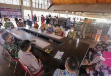 Tim Monitoring Divisi III Pantau Penerapan Pelaksanaan PPKM Mikro di Kabupaten Tulang Bawang Barat