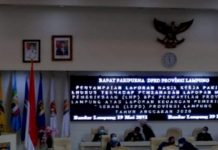 Rapat Paripurna DPRD Lampung Terkait LHP Merekomendasikan Temuan SIM RSUDAM Lemah Dari BPK RI