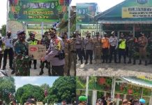 Waka Polda Lampung Kunjungi Pos Pengamanan Ops Ketupat Krakatau 2021 Lampung Utara