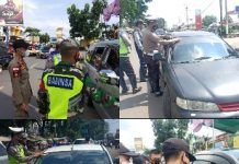 Polres Lampung Utara lakukan pemeriksaan kendaraan arus balik