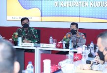 Cek Penanganan Covid 19 di Kudus, Panglima TNI, Kapolri dan Kepala BNPB Perintahkan Ini