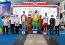 Gubernur Lampung Arinal Djunaidi Resmi Membuka Invitnas Remaja dan Junior Angkat Berat Klasik I Tahun 2021 di Pringsewu
