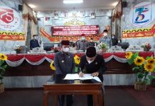 Rapat Paripurna Pembahasan APBD Tahun Anggaran 2020 DPRD Lampung Utara