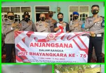 Sambut Hari Bhayangkara ke 75 Polres Lampung Utara gelar berbagai kegiatan sosial