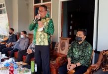 Anggota DPRD Provinsi Lampung, Soni Setiawan Sosialisasi di kampung Cempaka Raja