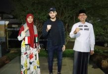 Ade Utami Silaturahmi Temui Mahasiswa Palestina di Lampung