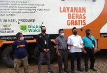 WFS Gandeng ACT Bagikan 6 Ton Beras Gratis