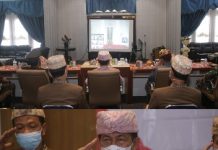 Bupati Lampung Utara Hi. Budi Utomo, S.E., M.M., mengikuti Upacara Peringatan Hari Lahir Pancasila