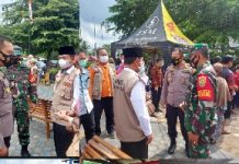 Jelang Hari Bhayangkara Ke- 75, Polres Lampung Utara Bersama Dinkes Gelar Vaksinasi Massal Serentak di 29 Lokasi