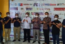 Bupati Dan Wabup Ali Rahman Bersama Ketua IWO Way Kanan Sambut Kedatangan PW dan LBH IWO Lampung