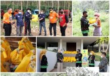 (SKIn) Lampung dan LKKS Provinsi Lampung Bagikan Sembako Door To door