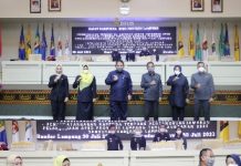 Gubernur Arinal dan DPRD Lampung Tandatangani Raperda Pertanggungjawaban APBD Tahun 2020