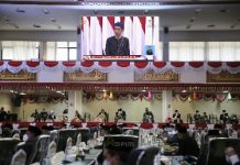 DPRD Lampung Gelar Rapat Paripuna Mendengar Pidato Presiden RI.