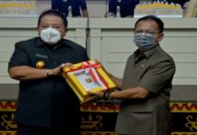 Gubernur Arinal Sampaikan Perubahan KUPA-PPAS 2021 dan KUA-PPAS 2022 Sebesar Rp7,343 T