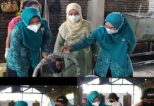 Kunjungan TP PKK Metro ke Beberapa Usah Pendapatan Keluarga di kec.Metro Utara