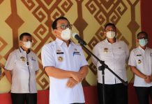Wali Kota Metro, Wahdi Siradjuddin Melepas Empat Atlet Judo Serta Satu Wasit