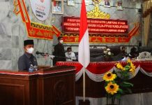 DPRD Lampung Utara gelar Sidang Paripurna:Penyampaian Keterangan Bupati Mengenai KUA-PPAS Perubahan Tahun Anggaran 2021