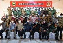 Wakil Ketua III DPRD Provinsi Lampung Raden Muhammad Ismail Sosialisasikan Perda No 3 Tahun 2020 tentang Adaptasi Kebiasaan Baru di Sidoluhur