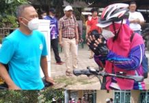 Walikota Metro Wahdi Siradjuddin Berkeliling ke Kampung Anggur dengan Bersepeda