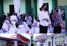 Presiden dan Kapolri Tinjau Vaksinasi Merdeka di Ponpes dan Tempat Ibadah Se-Indonesia