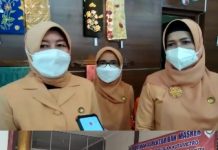Pelatihan Konektor dan Masker di Dekranasda