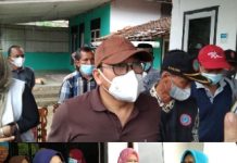 Pak Wali Kota Metro Wahdi Sirajuddin dan Ibu Mengunjungi Warganya Terkena Kangker Tulang.