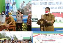 Gubernur Arinal Launching Samsat Desa e-Samdes dan L-Smart Juga Resmikan Desa Mart di Lampung Tengah