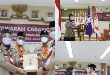 Ketua Kwarda Pramuka Lampung Buka Muscab III Gerakan Pramuka Kabupaten Pesawaran