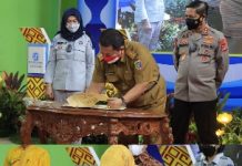 26 BUMDes Se-Lampung Tandatangani Kerjasama Program E-Samdes