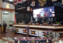 Paripurna DPRD Kota Metro:Perubahan APBD Tahun Anggaran 2021dan RaperdaTentang Pelestarian Cagar Budaya.