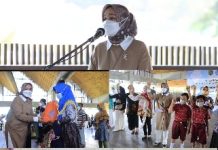Kunker Ke Tulangbawang Barat : Ketua TP PKK Mendorong Organisasi Keperempuanan Sinergi dan Pemberdayaan