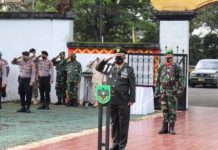 Kodim 0411/KM MenggelarPeringatan HUT ke – 76 TNI tahun 2021