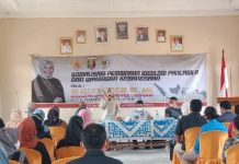 Hj Elly Wahyuni, SE, MM ketua I Fraksi Gerindra DPRD Provinsi Lampung:Sosialisasi Pembinaan Ideologi Pancasila dan Wawasan Kebangsaan