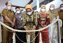 Ibu Riana Sari Arinal Resmikan Galeri Dekranasda Lampung di Lantai 2 Dermaga Eksekutif Bakauheni