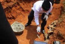 Peletakan Batu Pertama Pembangunan Pondok Pesantren Alkarim Rasyid Oleh Bupati Lampung Utara
