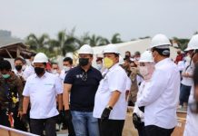 Gubernur Arinal bersama Wamen BUMN II Lakukan Groundbreaking Pembangunan Kawasan Bakauheni Harbour City