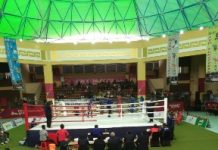 Mingrum Gumay, Beri Motivasi Langsung Tim Lampung PON XX Papua