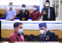 Wali Kota Metro Kadis Disporapar Melepas Wasit Cabang Olahraga Hockey