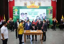 Pelantikan BPD Hipmi Lampung 2021-2024, Gubernur Arinal Ajak Pengusaha Muda Bangkitkan Perekonomian Lampung Pascapandemi