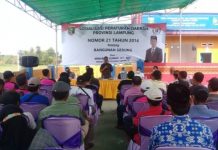 Mingrum Gumay Sosialisasi Perda Bangunan Gedung