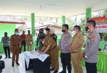 “Deklarasi Damai 143 Pemilihan Kepala Desa Serentak di Kabupaten Lampung Utara”