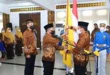 Pengukuhan PWRI dan Kerta Kabupaten Lampung Utara Masa Bhakti 2021-2026