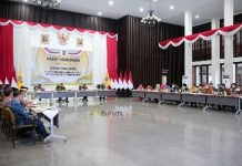 Pimpin Rakor Penanggulangan Covid-19 dan Omicorn, Gubernur Arinal Minta Bupati/Walikota tetap Waspada dan Terus Terapkan Prokes