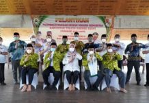 Asisten Bidang Pemerintahan Dan Kesejahteraan Rakyat Melantik Kepengurusan PD DMI Tubaba