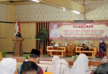 Pelantikan Pengurus Lasqi Lampung Selatan 2022 – 2026,Oleh Ibu Riana Sari