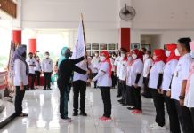 Wagub Chusnunia Kukuhkan Pengurus Asosiasi Instruktur Aerobik dan Fitnes Indonesia Kabupaten Lampung Selatan Masa Bakti 2021-2023
