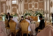 Bupati dan Wakil Bupati jadi saksi Pernikahan Putri Ketua IWO Kabupaten Way Kanan.